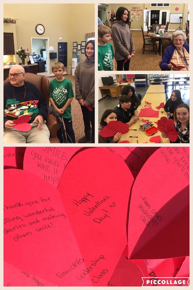 Leadership Class Shares the Love