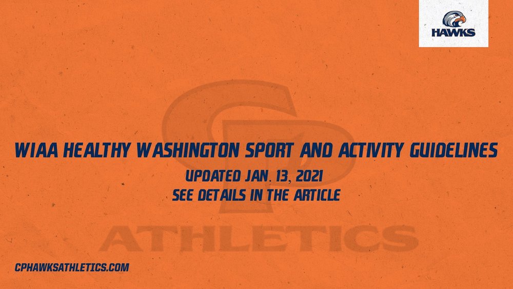 CPHS Athletics Update: WIAA Healthy Washington Sport and Activity Guidelines