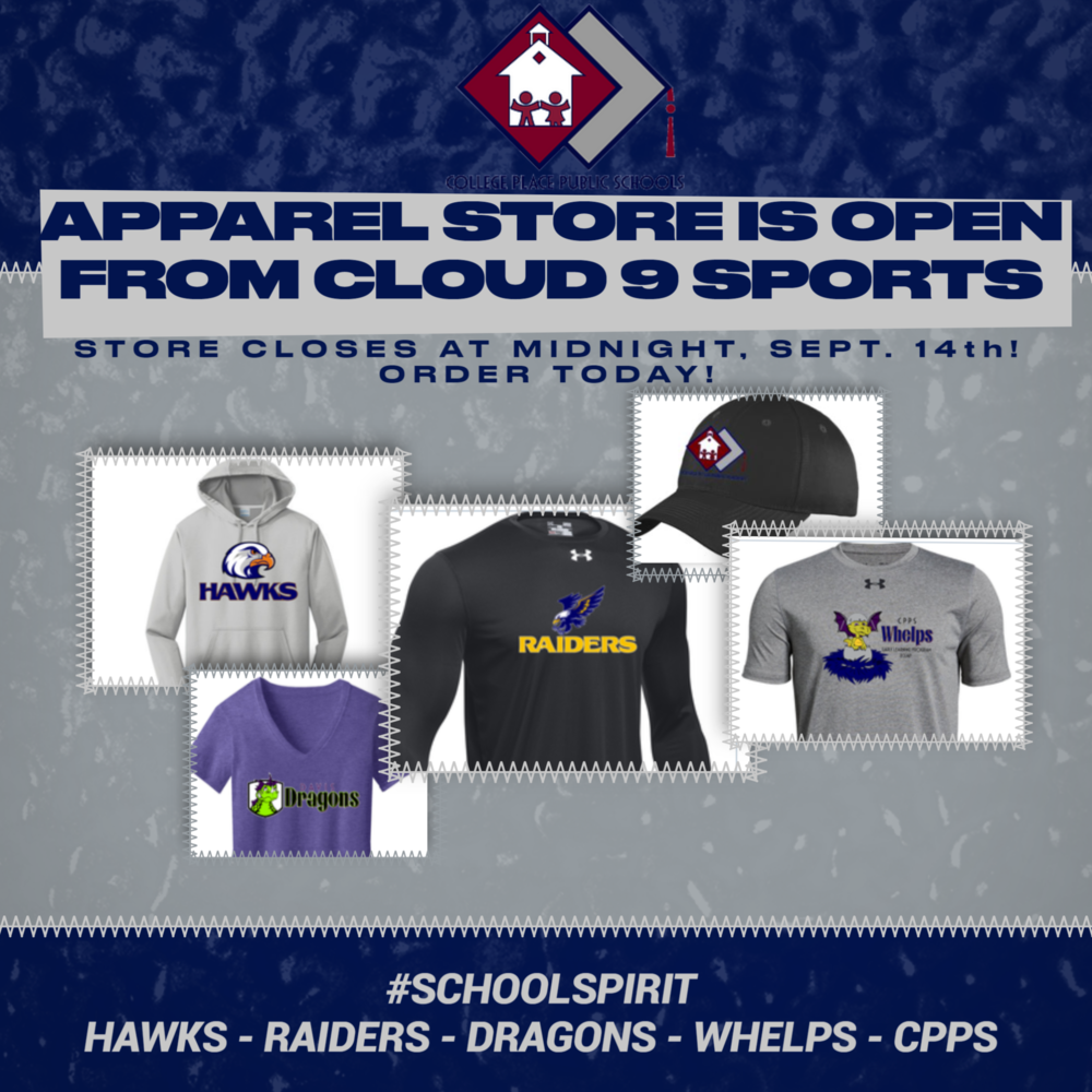 CPPS Apparel Store OPEN NOW!