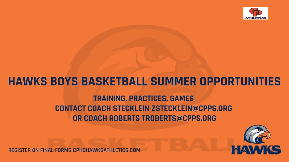 Hawks Summer Boys Basketball Update