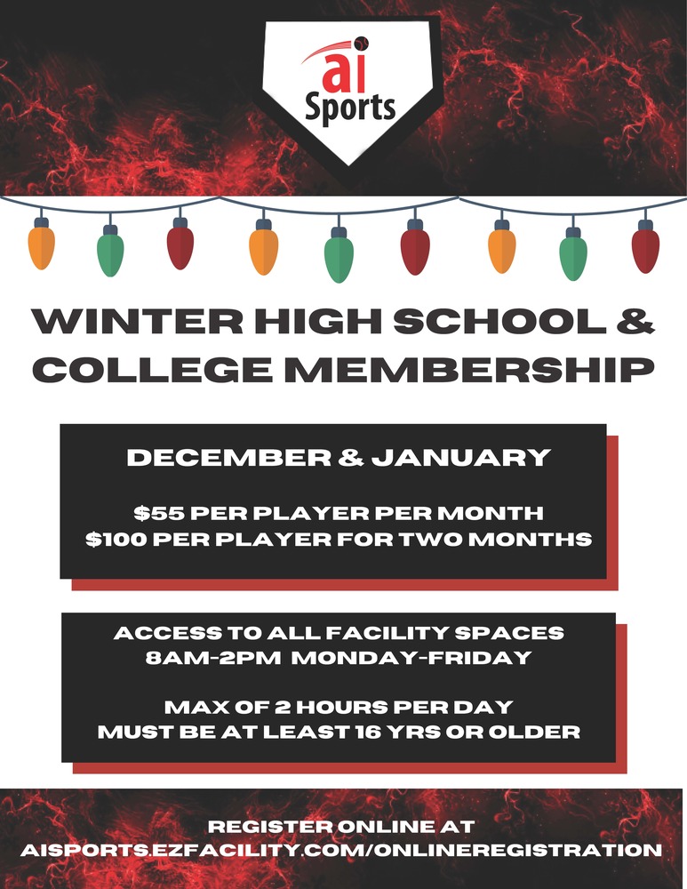 AI Sports Offer for Baseball and Softball Players!
