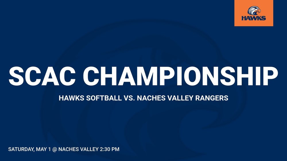 Hawks Softball Update- Championship Game Time 2:30pm