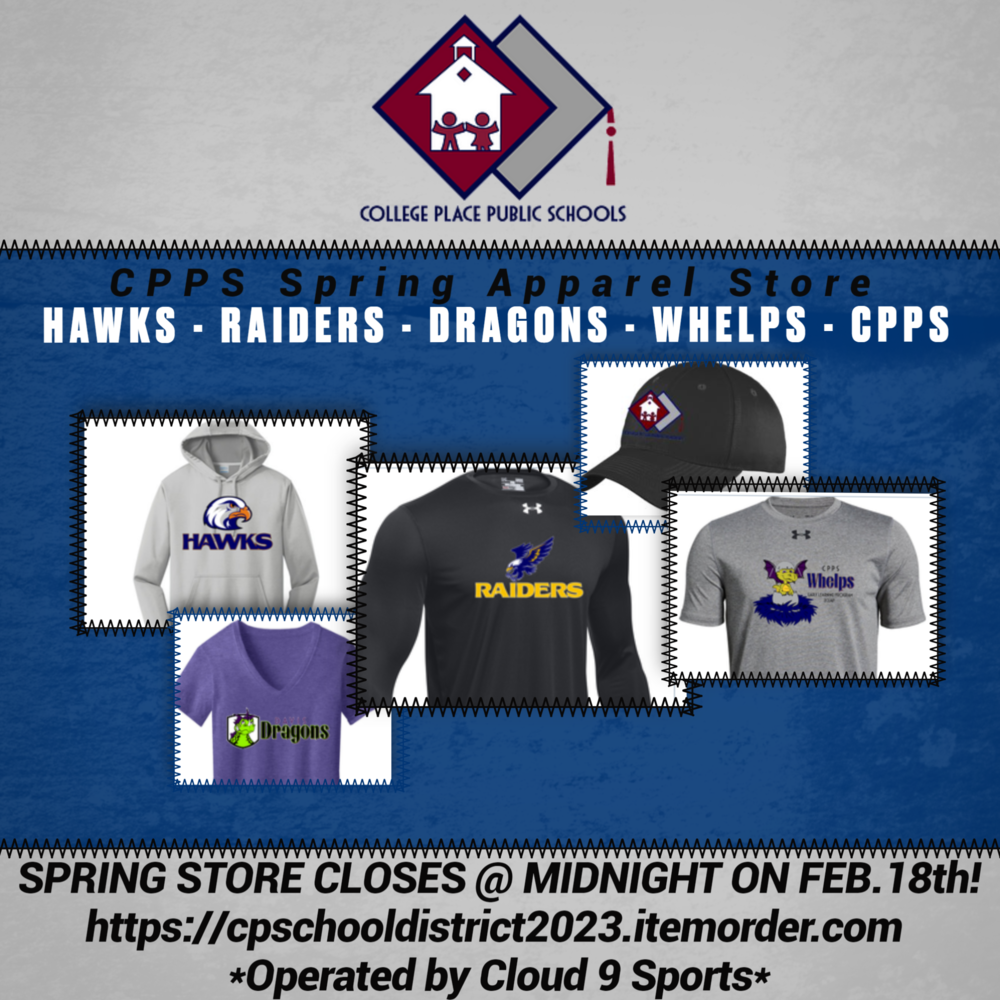 CPPS Apparel Store- Open Now!