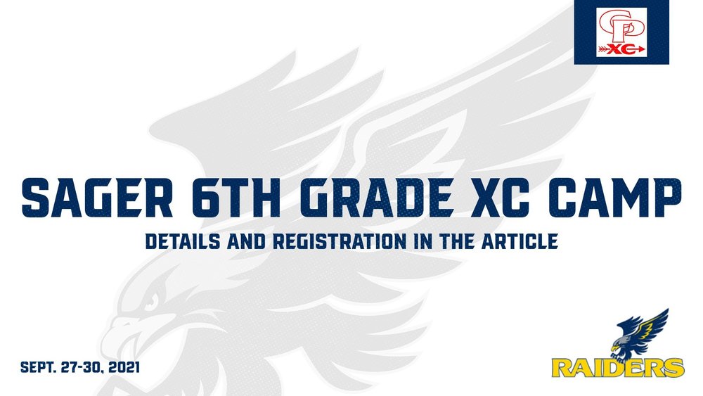 Sager 6th Grade XC Camp Opportunity