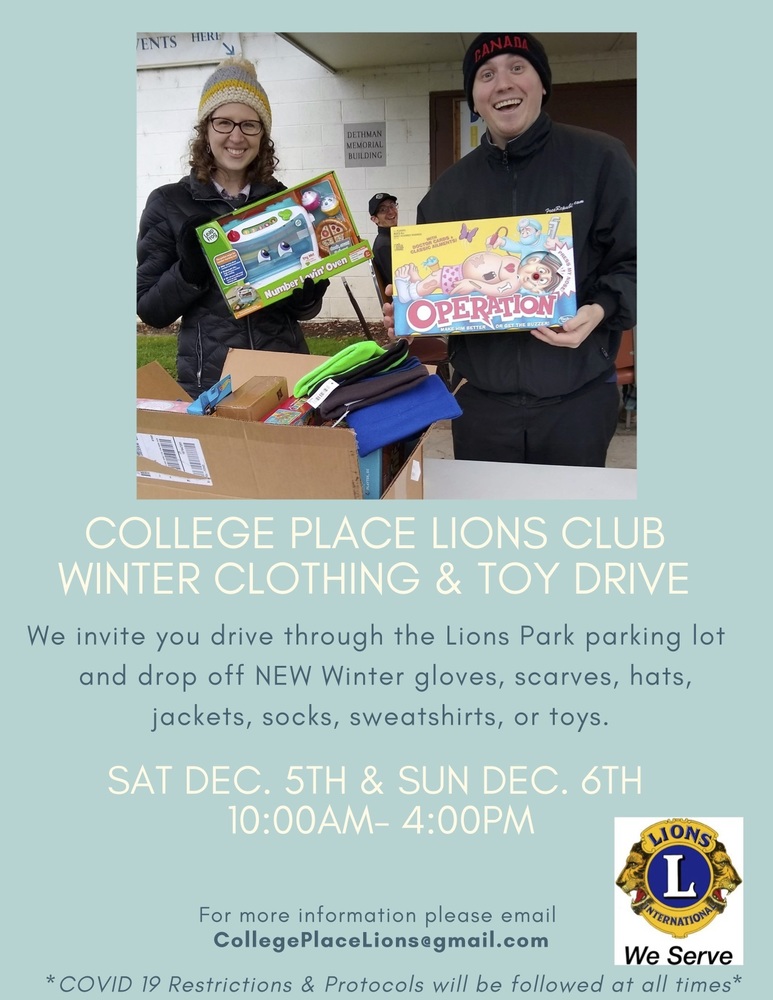 CP Lions Club Clothing and Toy Drive