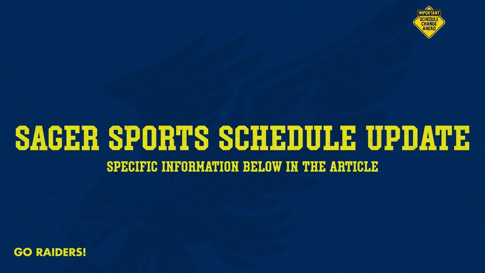 Schedule Change - Sager Football Game @ Warden
