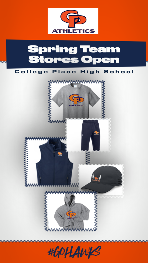 Hawks Spring Sports Apparel Team Stores Athletics and Activities