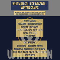 Whitman College Baseball Winter Camps