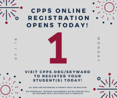 Online Registration 2019-2020 School Year