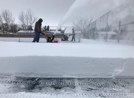 Hawks Tennis Fights Back Against the Snow!